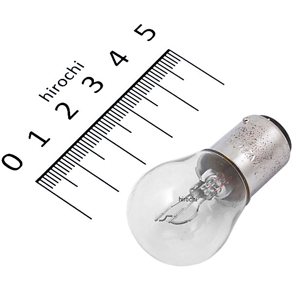 テールライトバルブ S25 12V 23/8W クリア