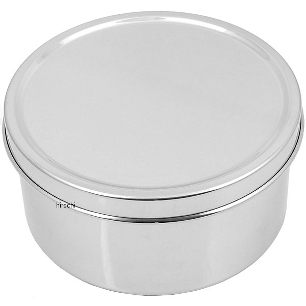 φ140x75mm 丸 缶(ステンレス製)