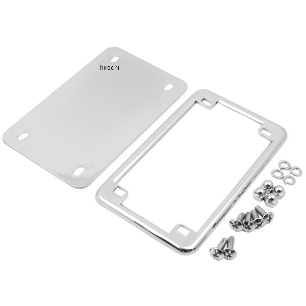 ライセンス フレームとバックプレート 縦4インチ(102mm)×横7インチ(178mm)