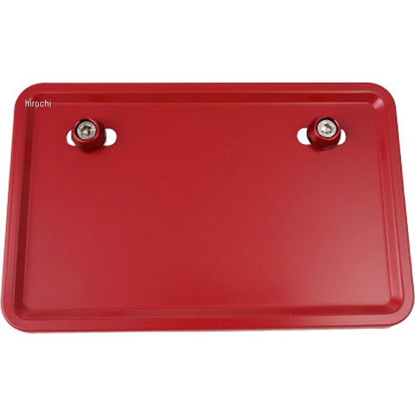 DK-RE  デコレーションナンバープレート 125cc以下用 角型 赤