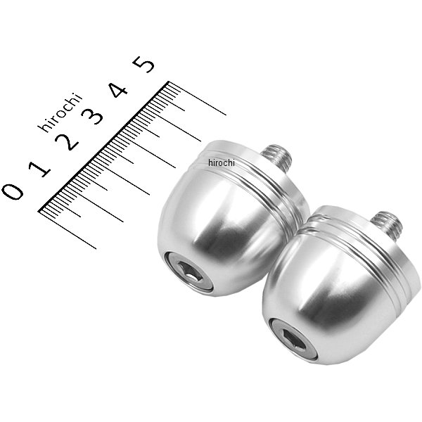 アルミ削り出しサイドキャップ シルバー Φ7/8インチハンドル用