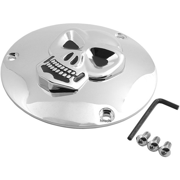 ダービ カバー 70年-98年 Big Twin スカル クローム