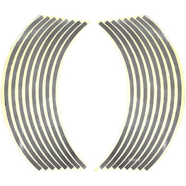 リムステッカー 12インチ用 メッキ