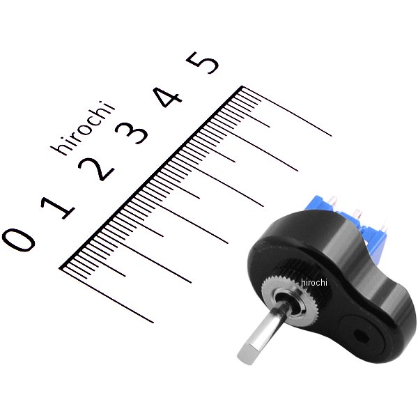 ミニスイッチ 汎用1穴 トグルスイッチ フラット スタンダード 黒