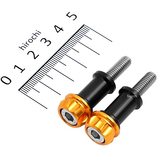 プレミアムゾーン ツーリングフック 汎用 M6 ゴールド 2個