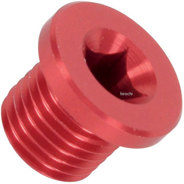 オイル ドレンボルト 磁石付き 04年-10年 ハスクバーナ 14mmX1.5X13mm 赤