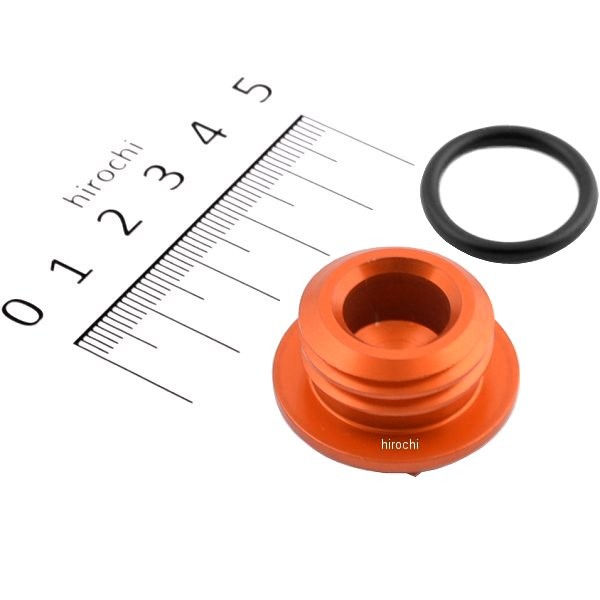 オイル フィラー プラグ 94年以降 KTM アルミ オレンジ