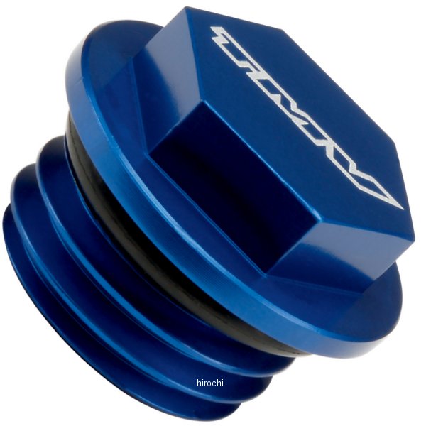 【セール特価】 オイル フィラー プラグ Oリング付き 90年-16年 YZ125 青