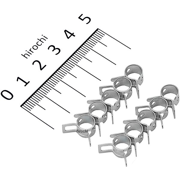 ホースクランプ 3価黒メート処理 10個入り TS068-06-00-T