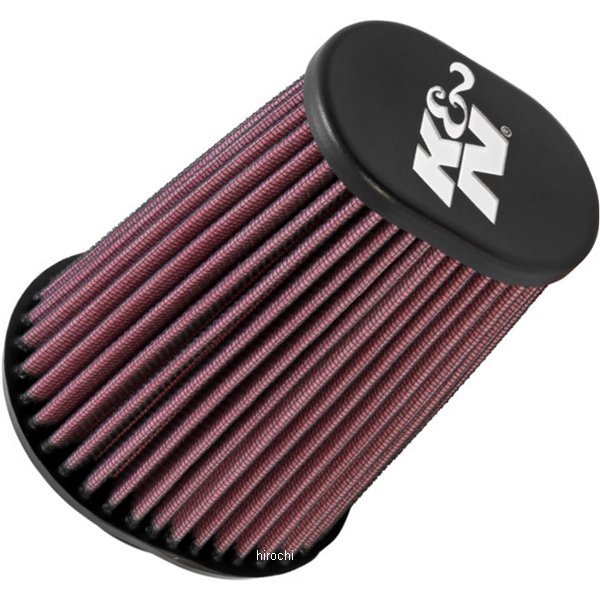 エアクリーナー 汎用 オーバル テーパー 62φ 黒