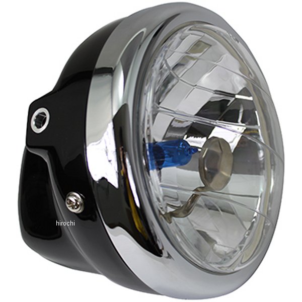 マルチリフレクターライト ミニバイク汎用 クリア/黒