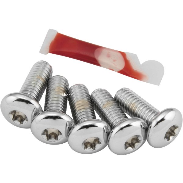ローター ボルトセット 3/8-16 x 1 クローム 5本入り