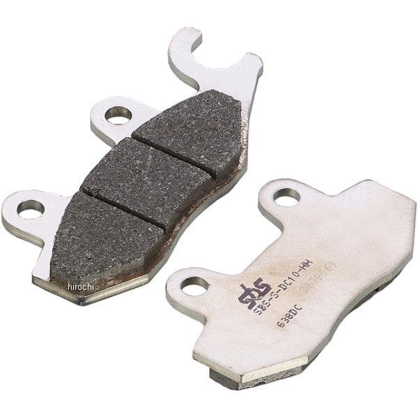 638DC SBS ブレーキパッド フロント/リア ニンジャ250、Z250 デュアルカーボン