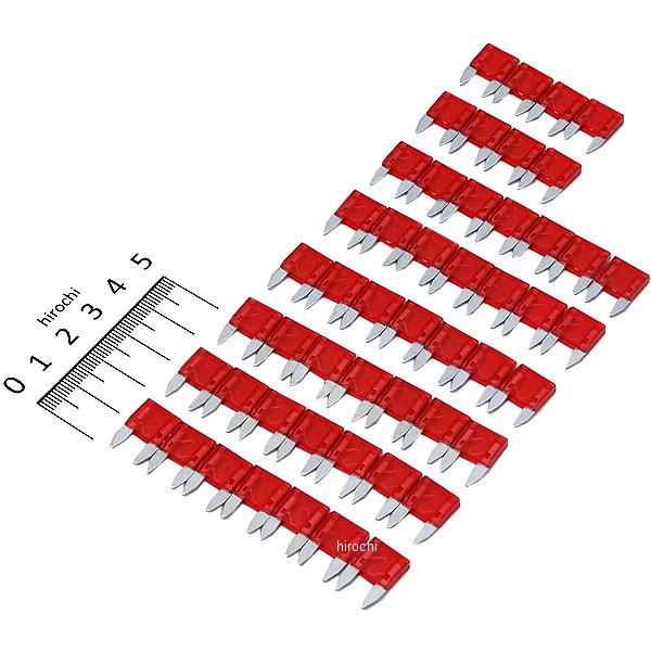 ミニブレード型ヒューズ 10A 50個入り