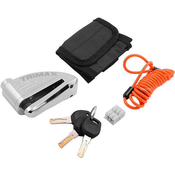 ディスク ロック アラーム付き 10mmピン クローム