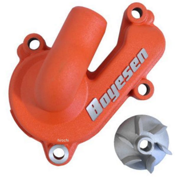 ウォーターポンプカバー インぺラーセット 16年 KTM 250 SX-F アルミ オレンジ