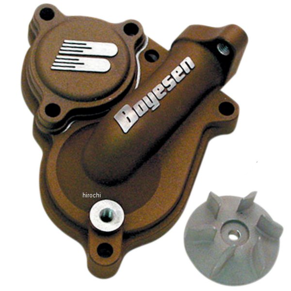 ウォーターポンプカバー インぺラーセット 04年以降 RM-Z250、KX250F アルミ マグネシウム