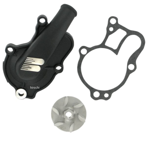 ウォーターポンプカバー インぺラーセット 99年-10年 YZ250 アルミ 黒