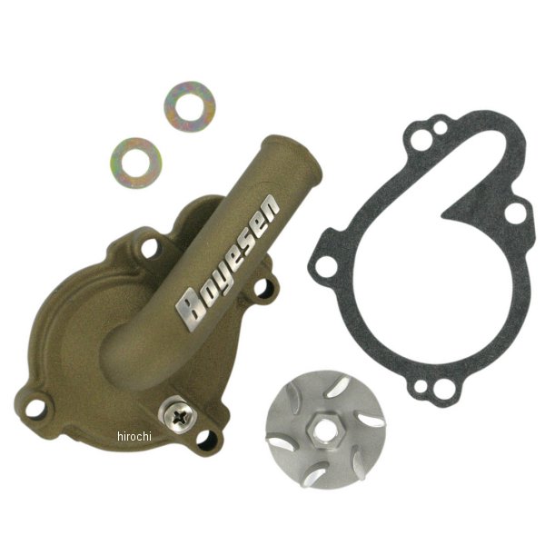 ウォーターポンプカバー インぺラーセット 01年-09年 YZF25、WR250F アルミ マグネシウム