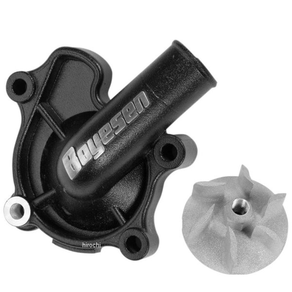 ウォーターポンプカバー インぺラーセット 04年-09年 CRF250R、CRF250X アルミ 黒