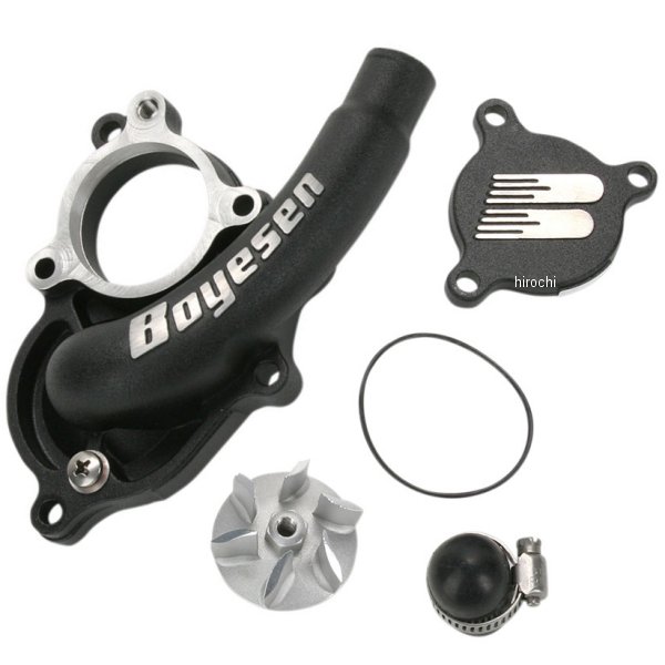 ウォーターポンプカバー インぺラーセット 07年-09年 RM-Z250 アルミ 黒