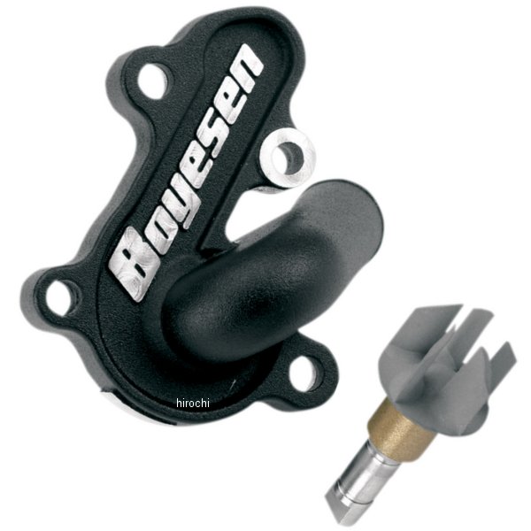 ウォーターポンプカバー インぺラーセット 89年以降 RM85、RM80 アルミ 黒