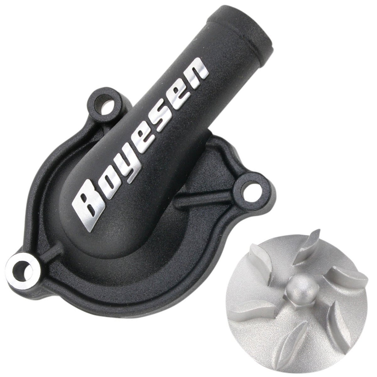 ウォーターポンプカバー インぺラーセット 09年以降 CRF450R アルミ 黒