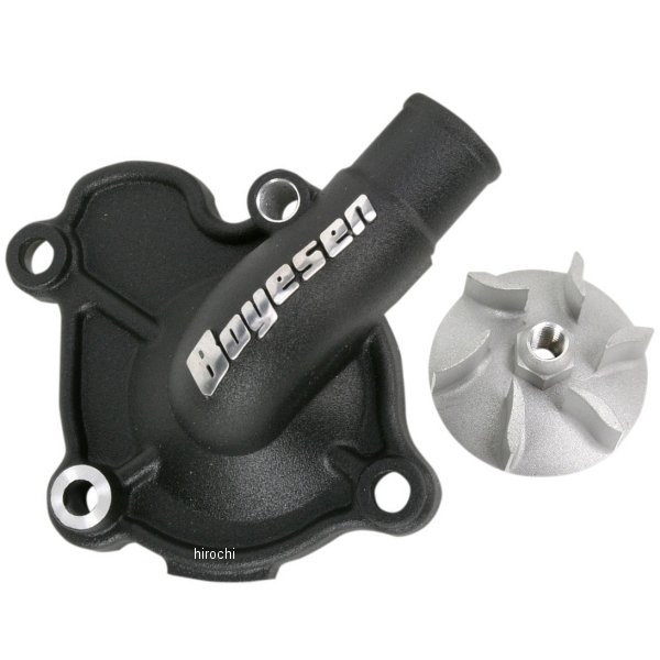 ウォーターポンプカバー インぺラーセット 10年以降 CRF250R アルミ 黒