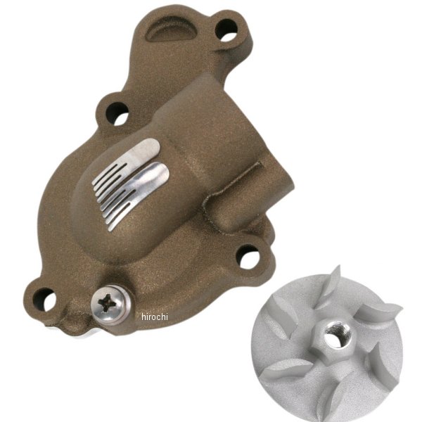 ウォーターポンプカバー インぺラーセット 16年以降 YZ450F アルミ マグネシウム