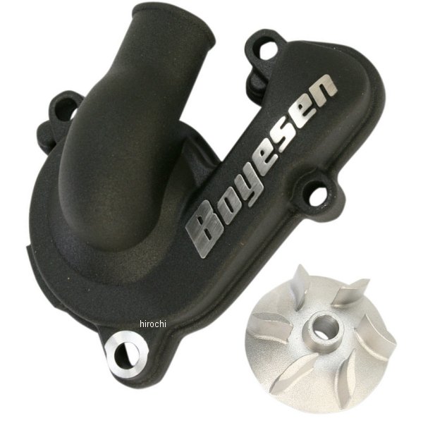 ウォーターポンプカバー インぺラーセット 11年-13年 KTM 350、250 アルミ 黒