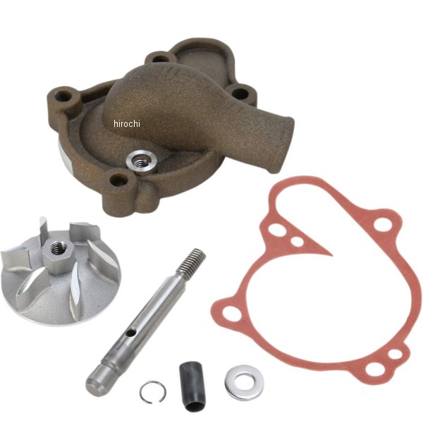 ウォーターポンプカバー インぺラーセット 05年-16年 YZ12 アルミ マグネシウム