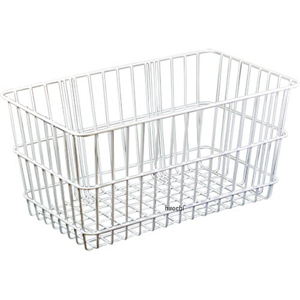 Moto Boite  バイク 自転車 新聞カゴ 1個入り 白