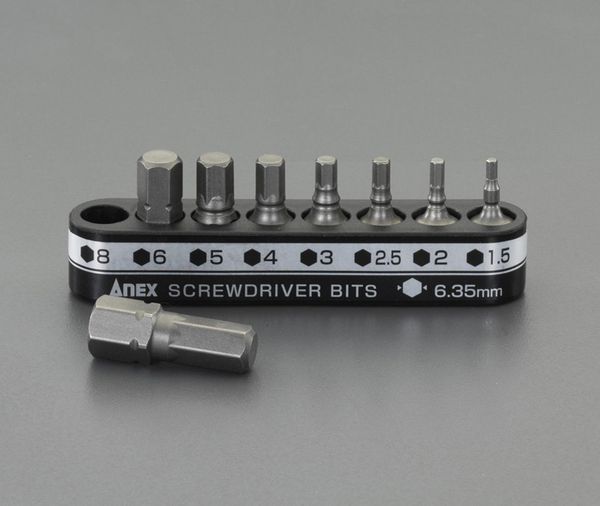 8本組 [ Hex･+ ]ドライバービット