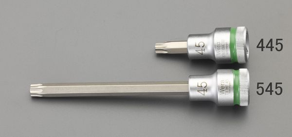 1/2"sqxT27/ 60mmTORXビットソケット(ホールド仕様)