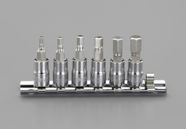 1/4"sq [Hex]ビットソケットセット