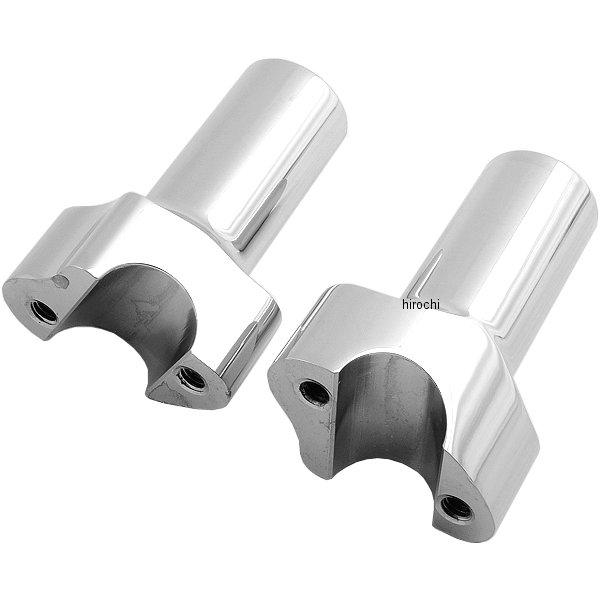 1インチハンドルバー 3インチ(76mm)高 ライザー クローム