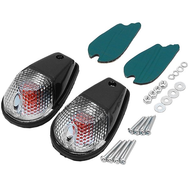 マーカーライト フラッシュマウント 埋め込み型 (シングル球) 黒/クリア