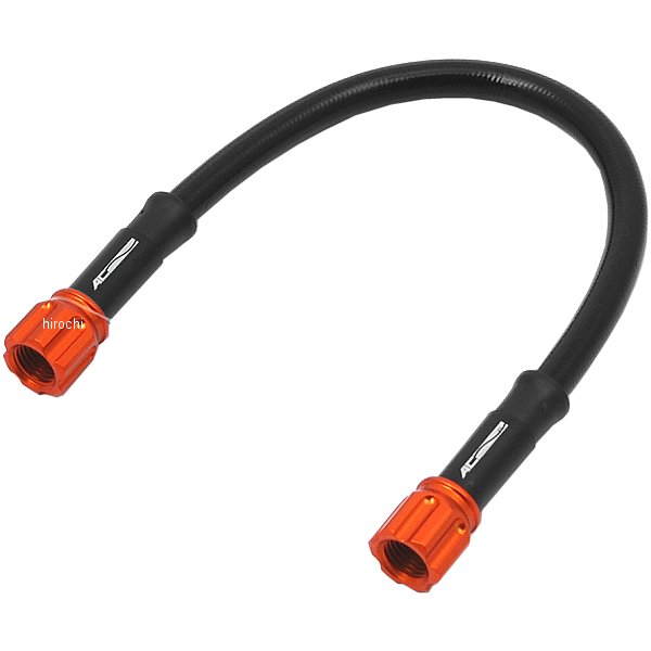 ユニバーサルブレーキホース ロードモデル用 ホース全長260mm ゴールド/黒