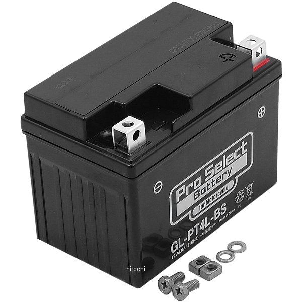 バイク用 バッテリー ジェルタイプ GL-PT4L-BS YT4L-BS互換 (液入充電済)