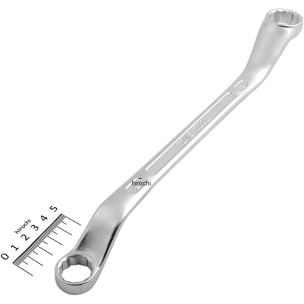 ロング めがねレンチ (45°) 両口 対辺 19-24mm 長さ 324mm