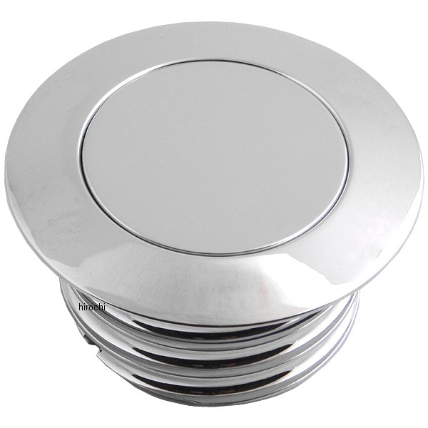 フラッシュマウント ポップアップ ガスキャップ (ベント有り) 96年以降 ハーレー クローム