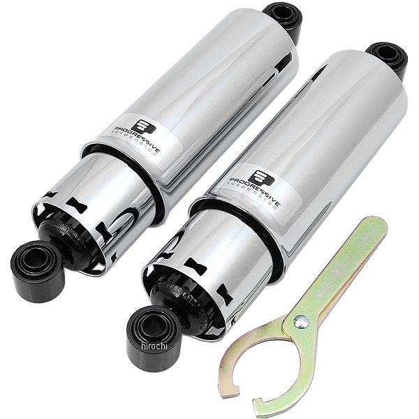 ショック 標準硬さ 412 FL/FX 4速 11インチ クローム/カバー付き