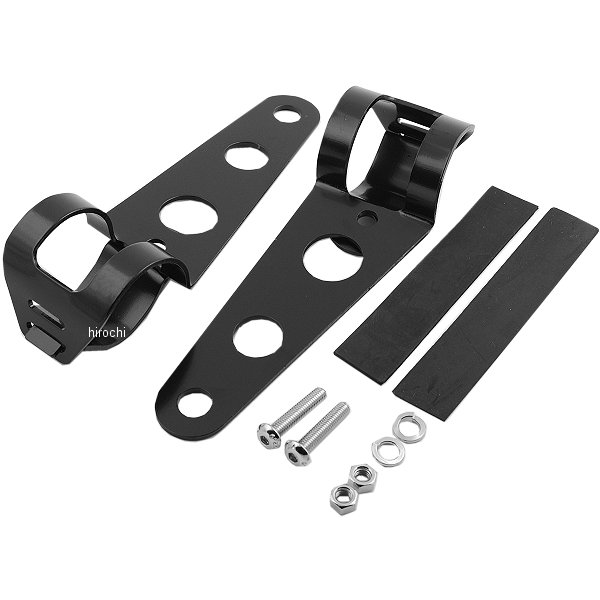 ヘッドライトブラケット φ30～φ39 黒