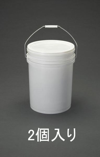 20L ペイント用ポリ容器(フタ付/2個)