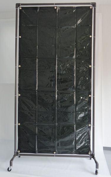 1000x2150mm 溶接作業フェンスセット(ダークグリーン)