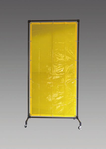1000x2150mm 溶接作業フェンスセット(黄色)