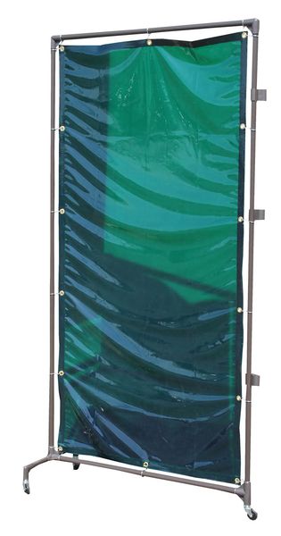 1000x2150mm 溶接作業フェンスセット(グリーン