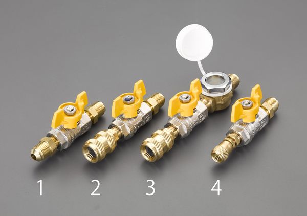 F3/8" x F1/4" ボールバルブ(サービス用)