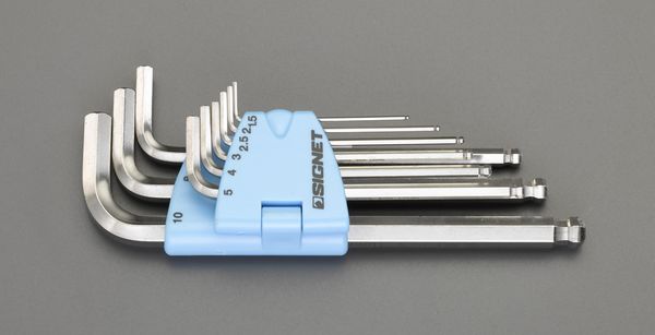 1.5- 10mm/9本組 [Ball Hex]キーレンチ