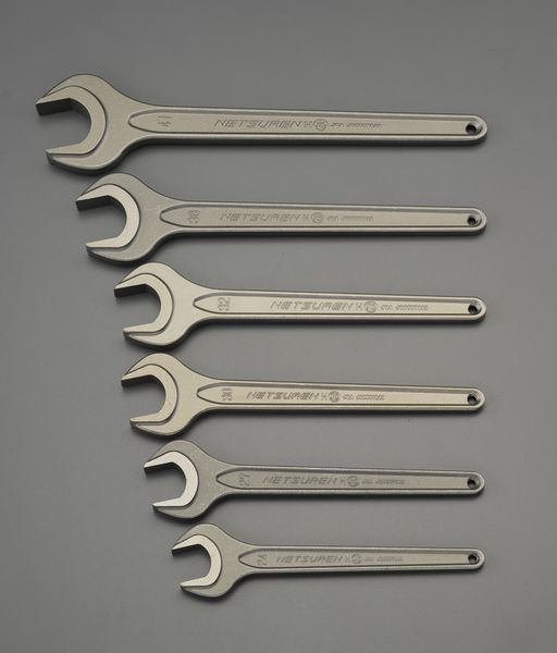 6本組 片口スパナ(強力型)